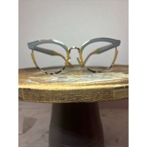 zeelool Laraine Gray Black Gold Cat Eye Eyeglasses